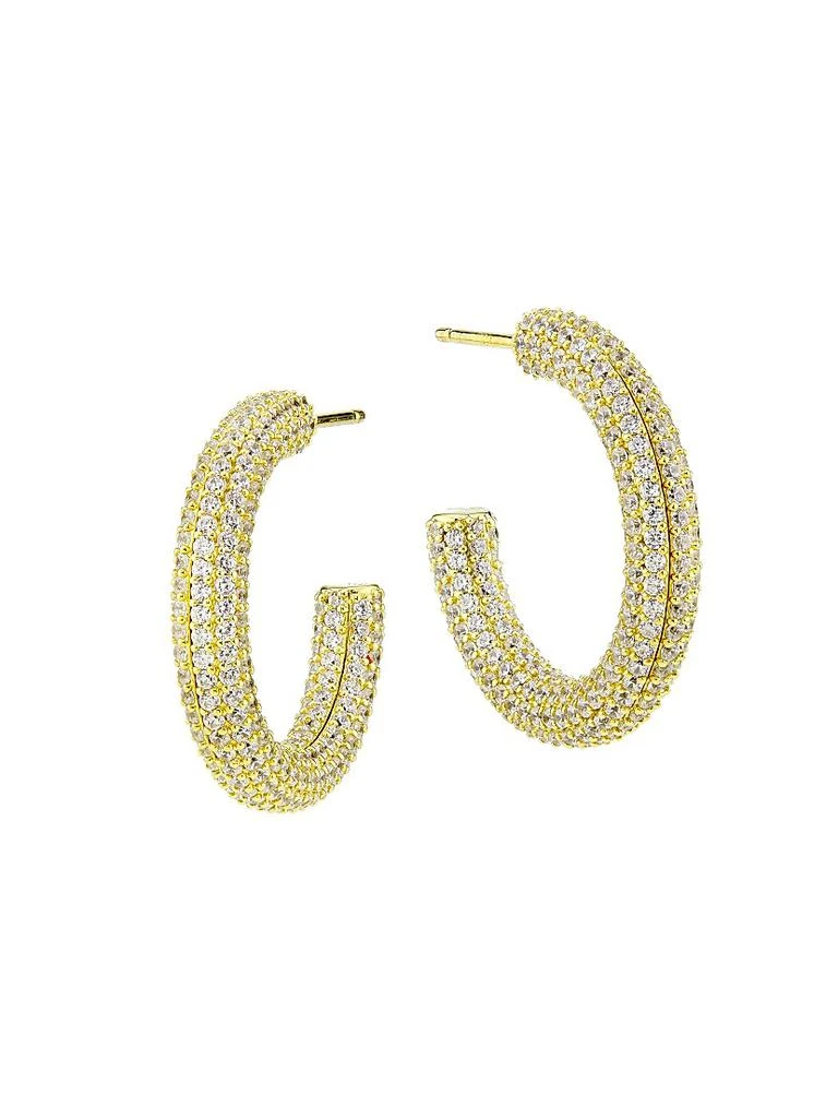 Adriana Orsini Cubic Zirconia Hoop Earrings