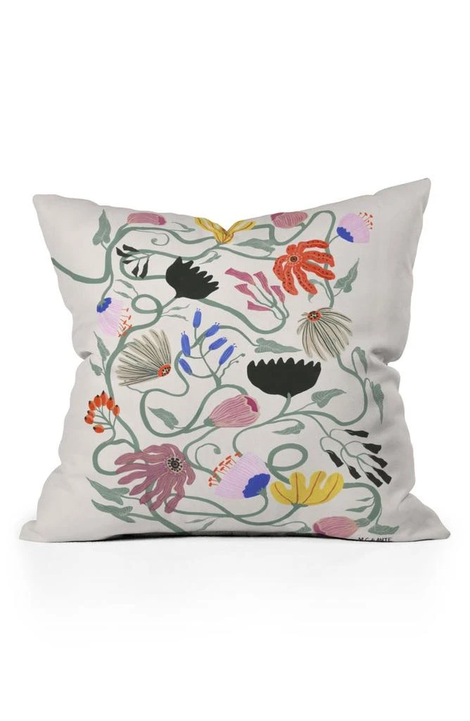 DENY Designs Megan Galante Frances Floral Throw Pillow 1