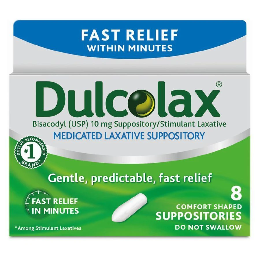 Dulcolax Laxative Suppositories 1