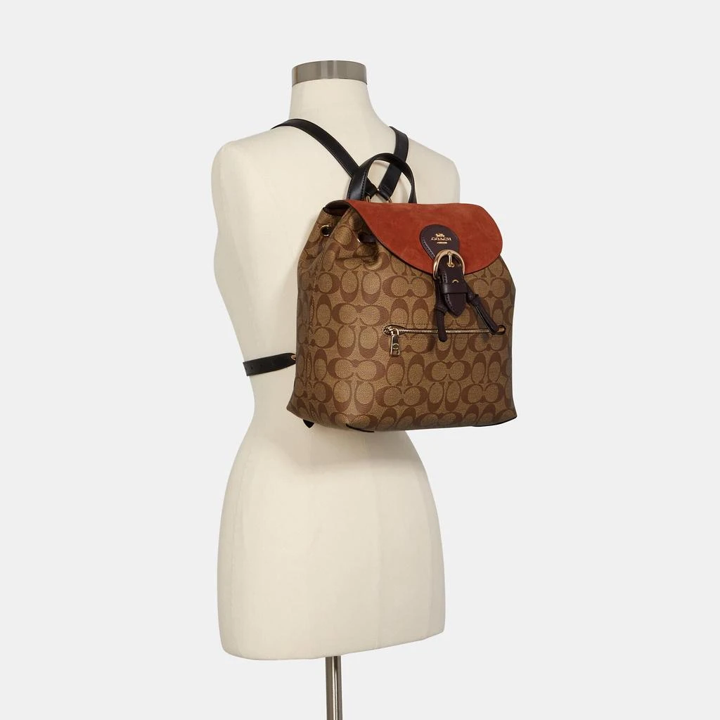 Coach Coach Outlet Kleo Backpack In Signature Canvas 3