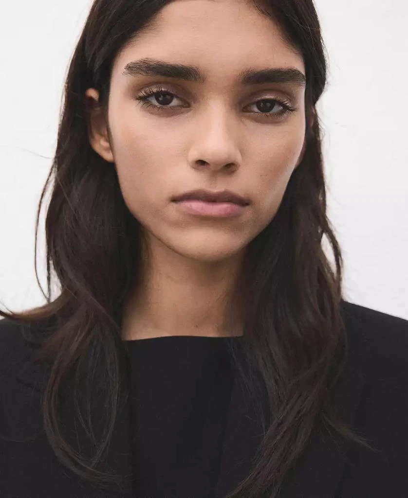 Mango Women
s Scarf Suit Jacket 8