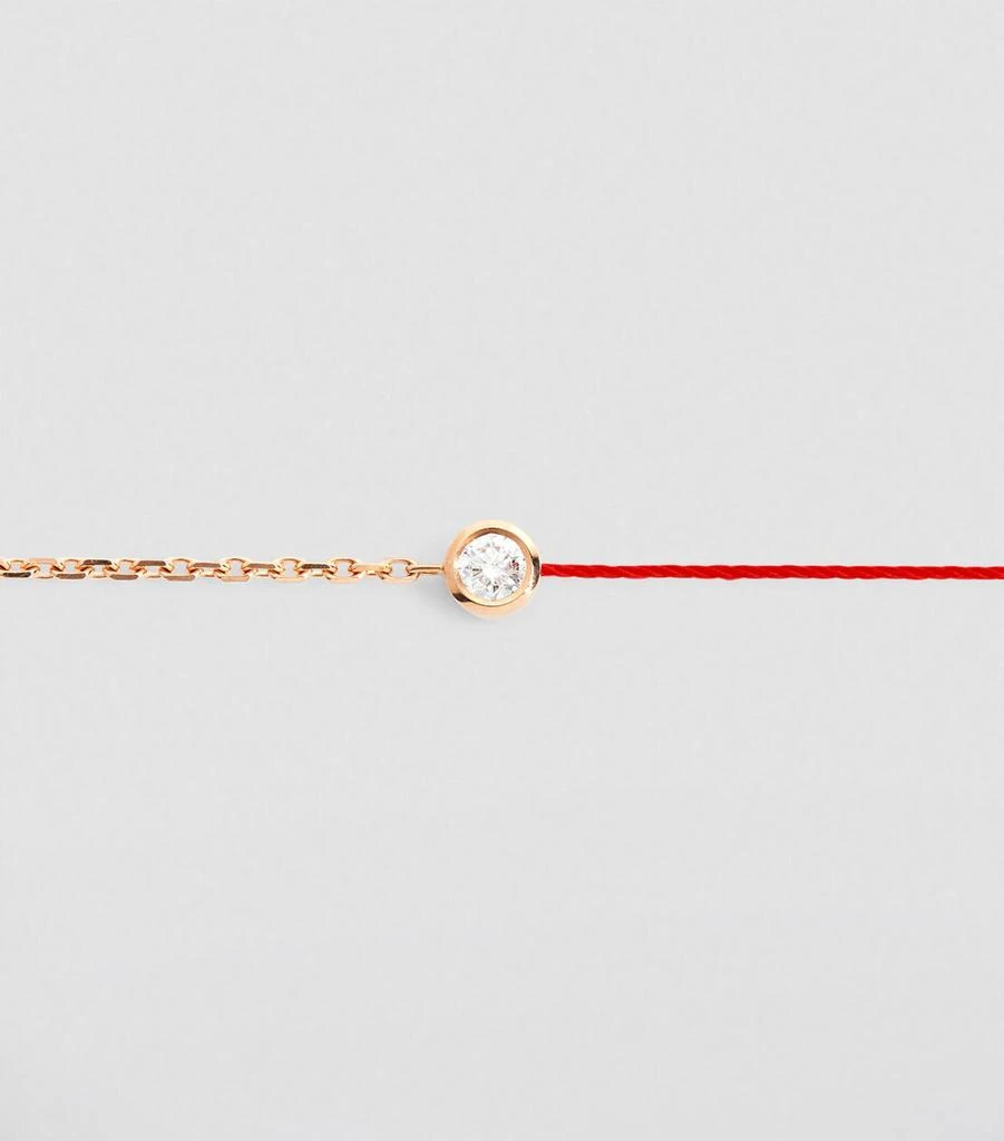 Redline Rose Gold and Diamond Pure Half-Chain Bracelet 2