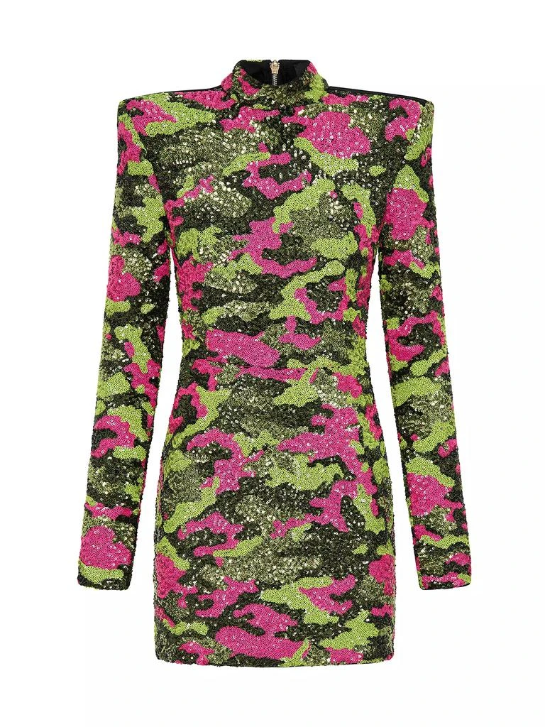 Zhivago Dangerous Days Sequin Camouflage Minidress 1