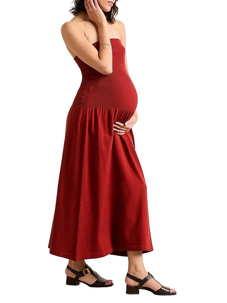 HATCH The Fiona Maternity Strapless Knit Dress 2