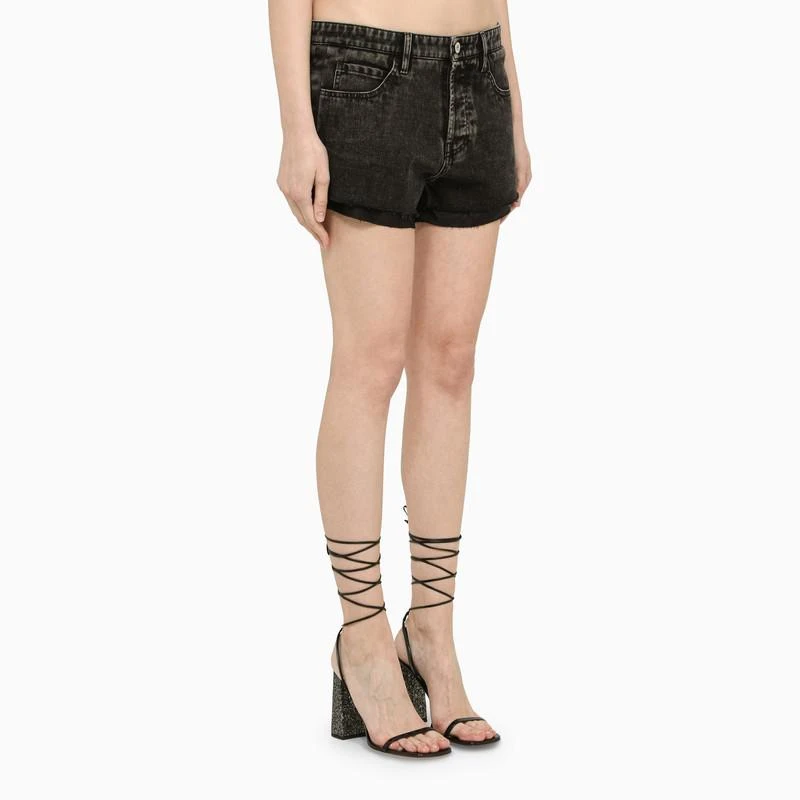 Miu Miu Black denim shorts 3