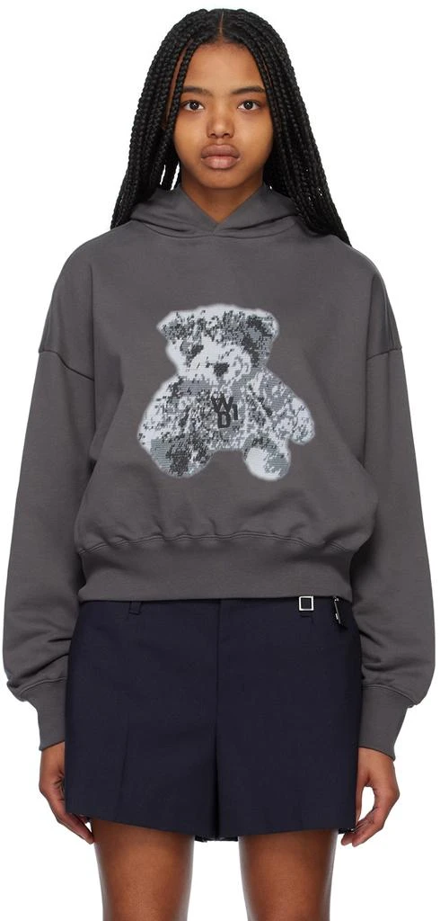 We11done Gray Teddy Hoodie 1