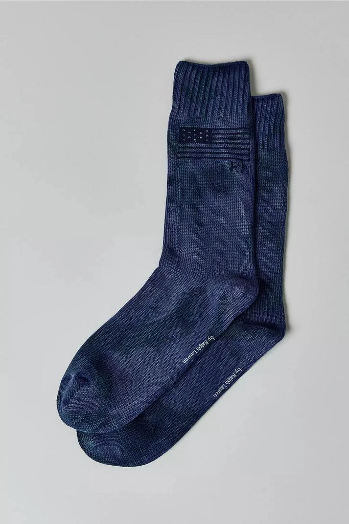 Ralph Lauren Polo Ralph Lauren Indigo Piece Dye Boot Sock 1