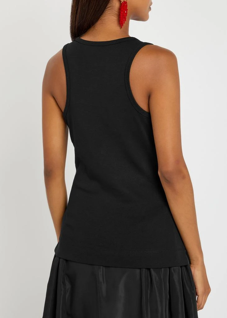 Simone Rocha Pearl Chain Sculpt cotton tank 3