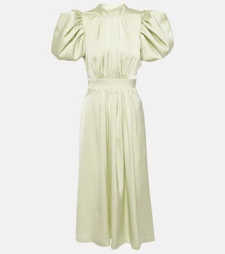 ROTATE Birger Christensen Satin midi dress 1