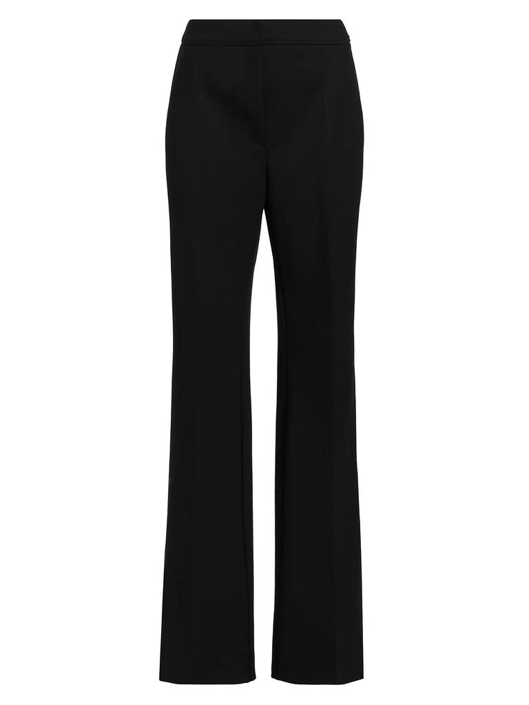 Max Mara Yana Wool-Blend High-Rise Straight-Leg Pants