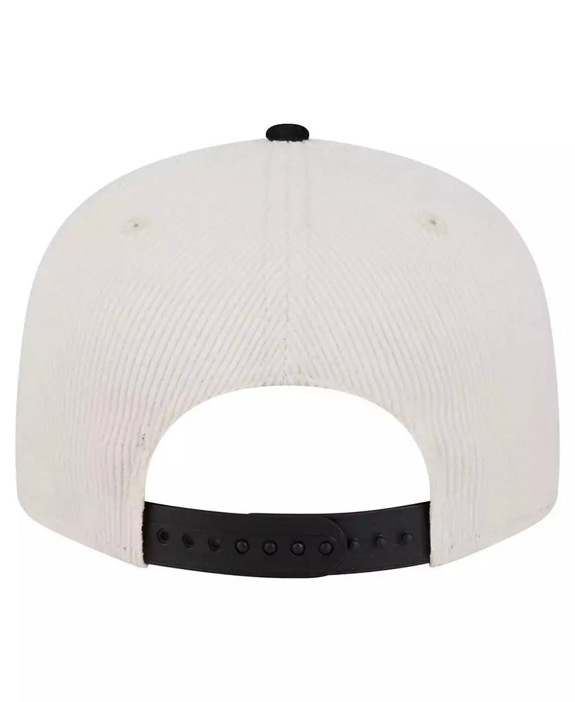 New Era Men's Cream Los Angeles Lakers Two-Tone 9FIFTY Snapback Hat 3