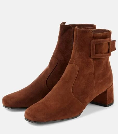 Roger Vivier Tres Vivier Polly suede ankle boots 4