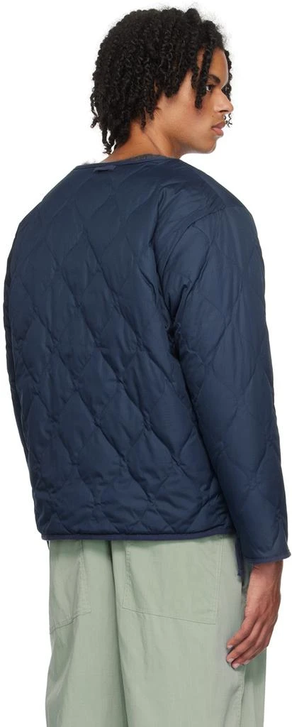 Taion Navy Zip Reversible Down Jacket 3