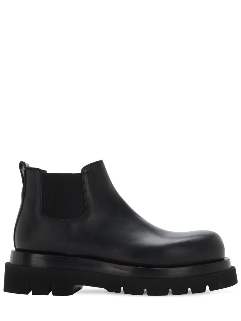 BOTTEGA VENETA Lug Leather Chelsea Mid Boots 1