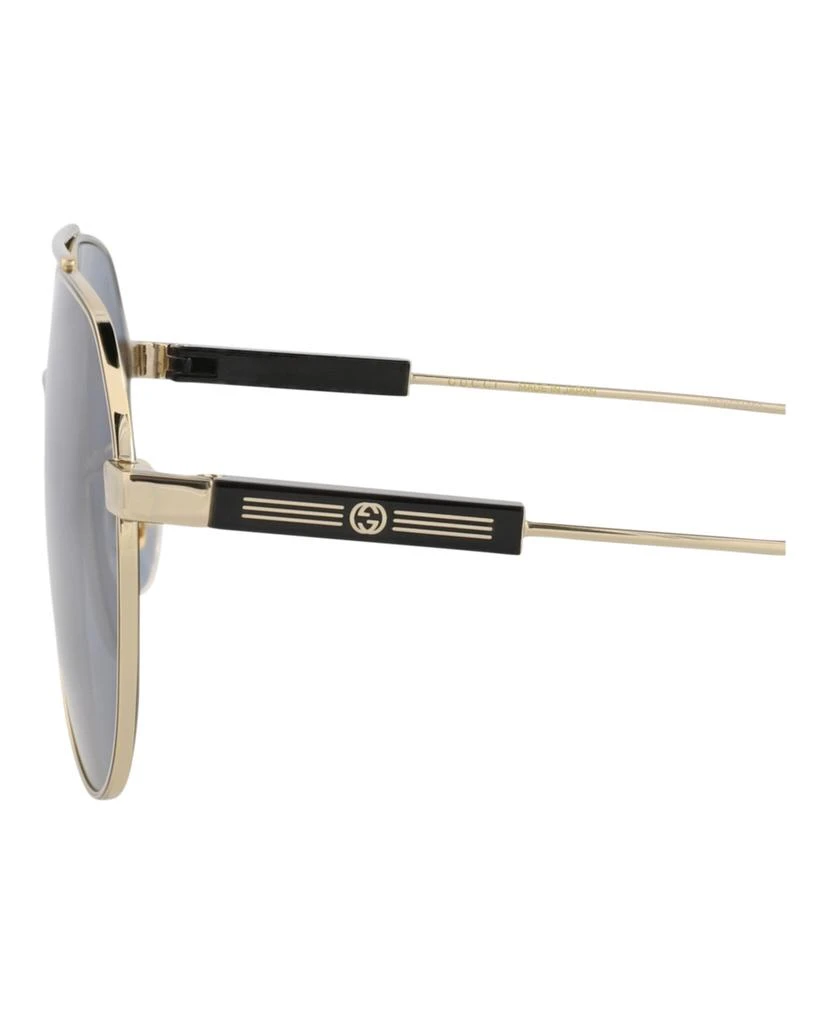 Gucci Aviator-Frame Metal Sunglasses 4