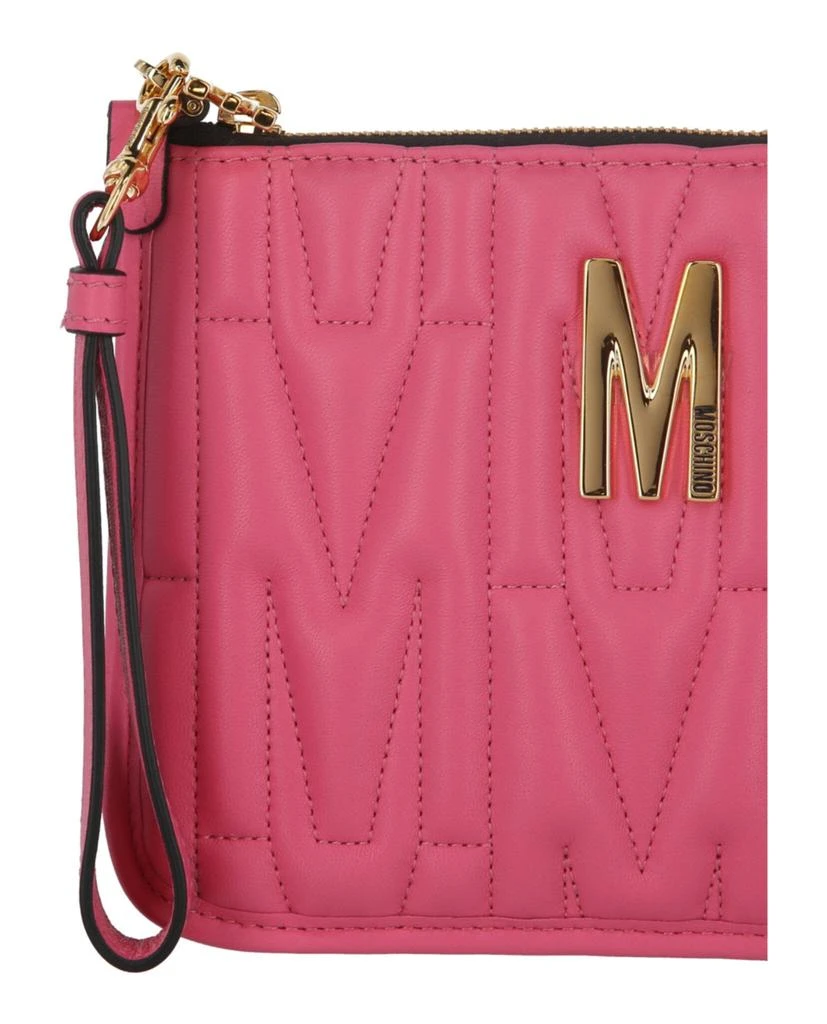 Moschino Quilted 'M' Logo Wristlet 3