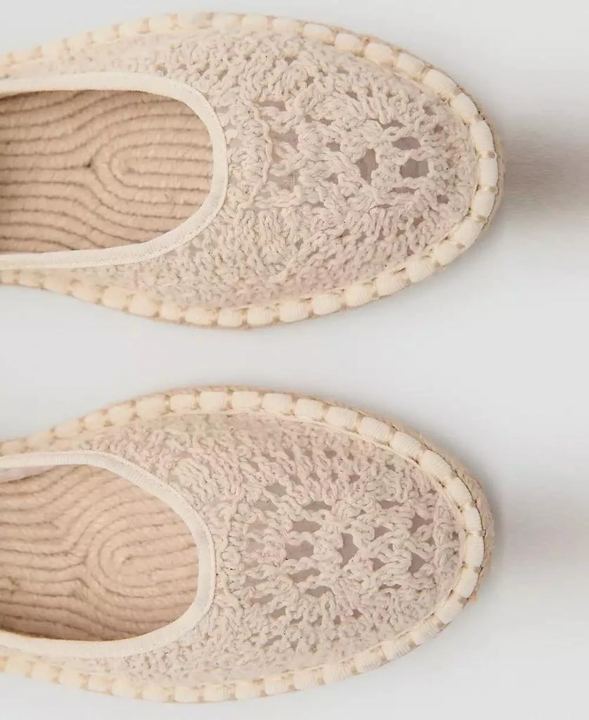 Mango Women's Crochet Ballet Flats 3