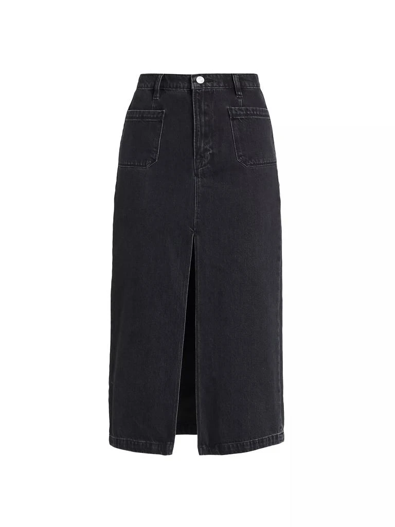 FRAME Le Bardot Denim Midi-Skirt 1