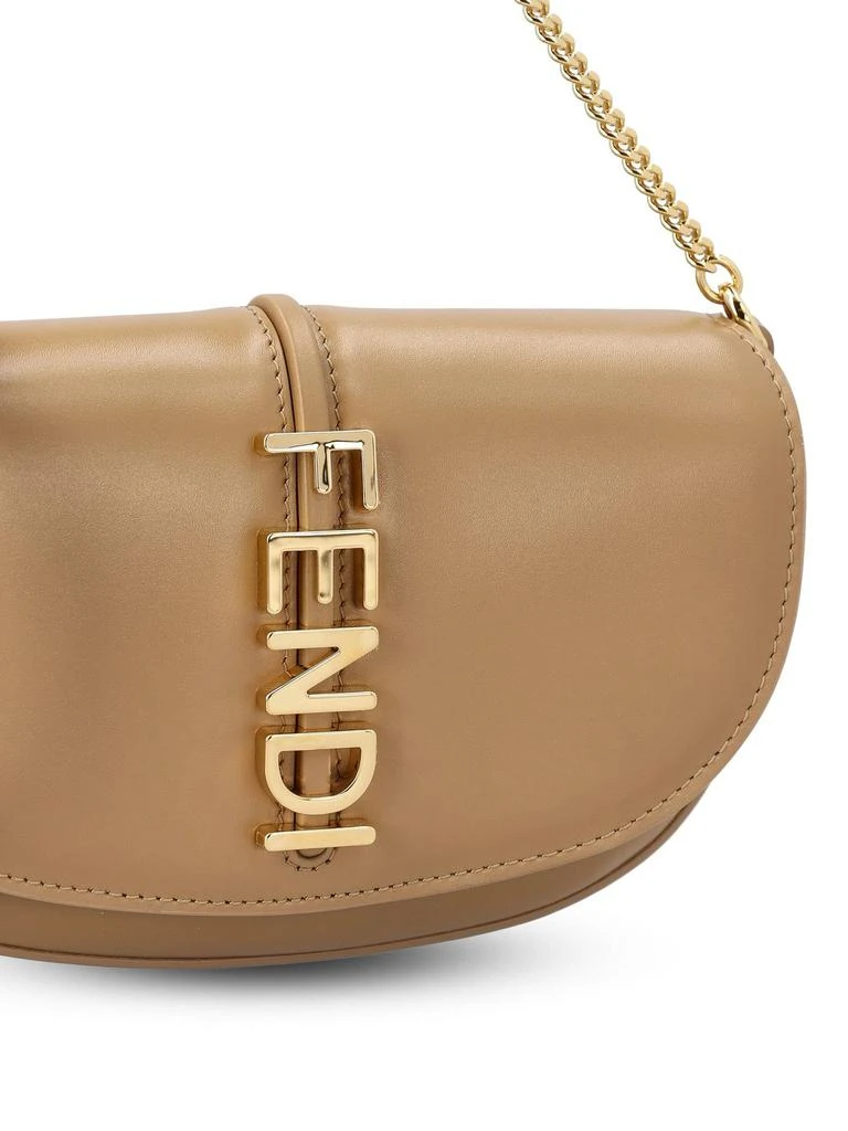 Fendi Fendi Fendigraphy Logo Lettering Chain-Linked Wallet 4