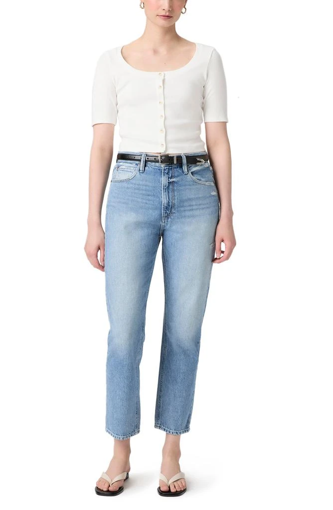 Paige Billy High Waist Crop Straight Leg Jeans 3