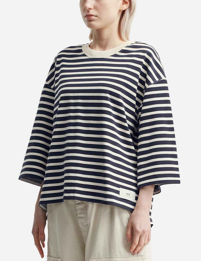 AMI Loose Striped T-shirt