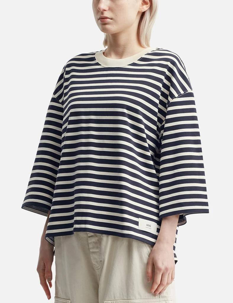 AMI Loose Striped T-shirt 2