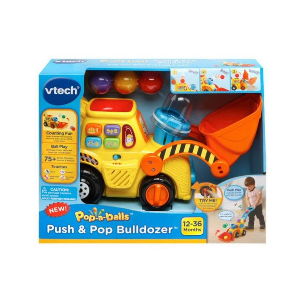 VTech Pop-a-Balls™ Push & Pop Bulldozer™ 3