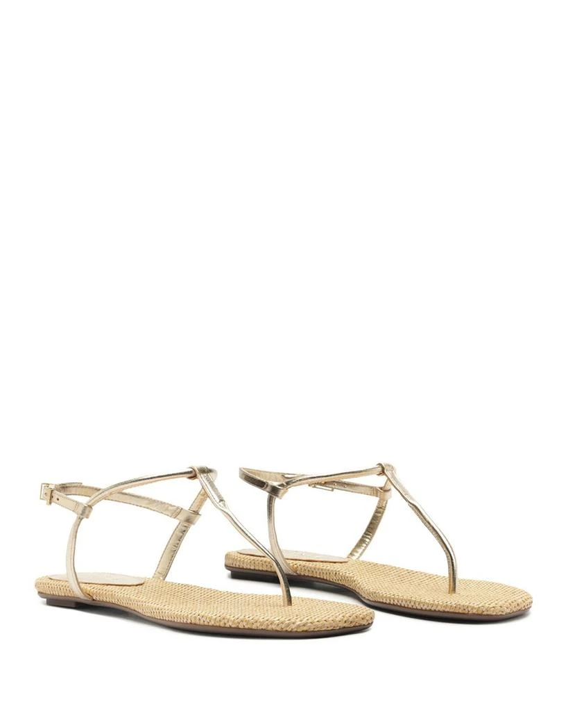 Schutz Women's Elsha Flat T Strap Sandals 6