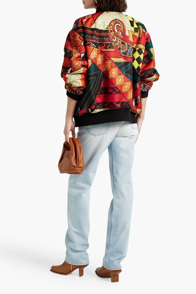 ETRO Printed shell bomber jacket 3