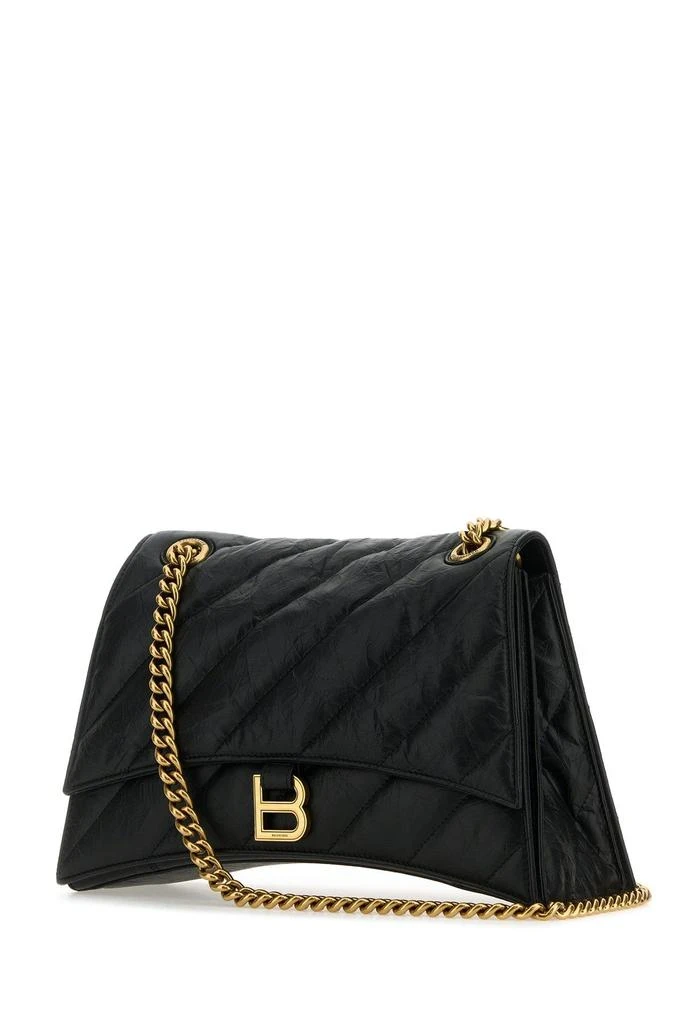 Balenciaga Black leather Crush M shoulder bag 1