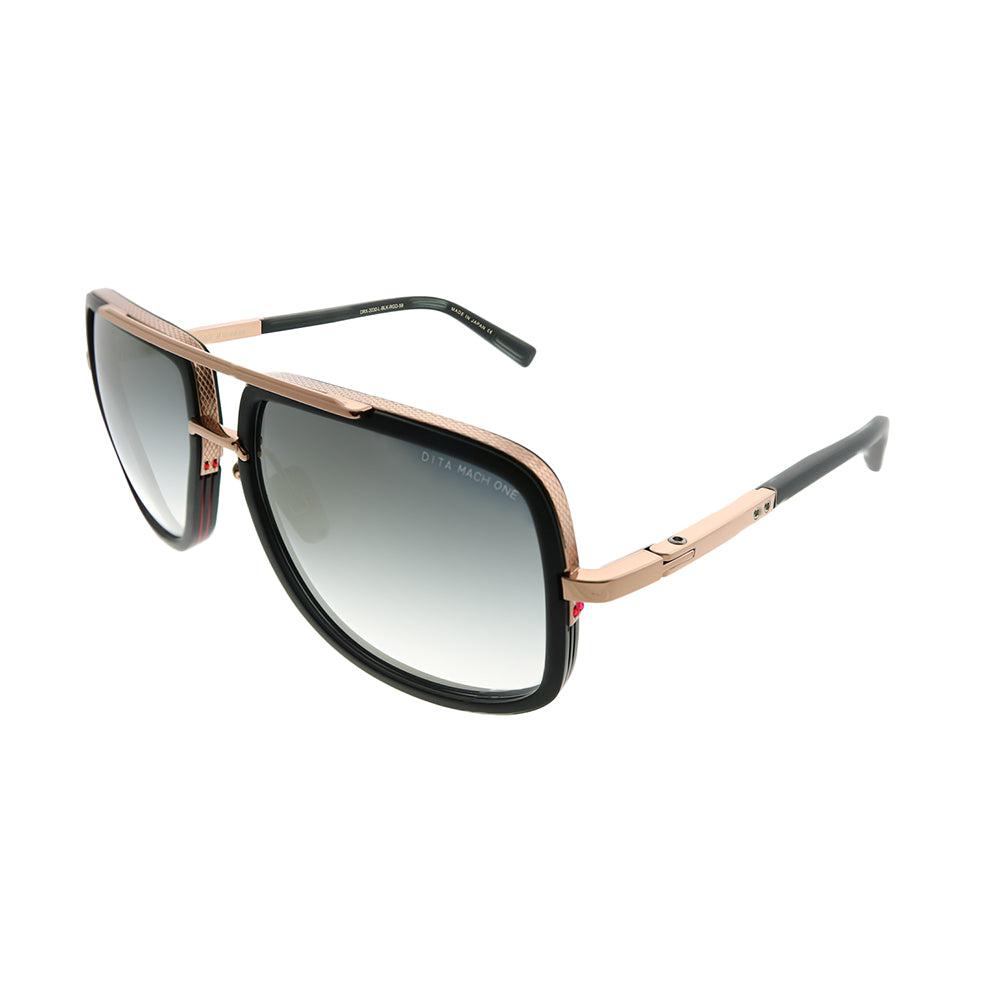 Dita Mach-One DRX-2030-L-BLK-RGD-59 Unisex Aviator Sunglasses