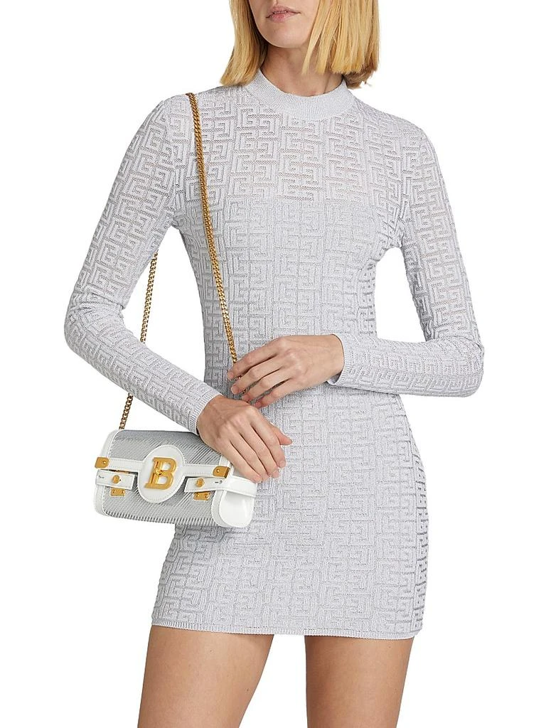 Balmain Glittered Monogram Minidress 3