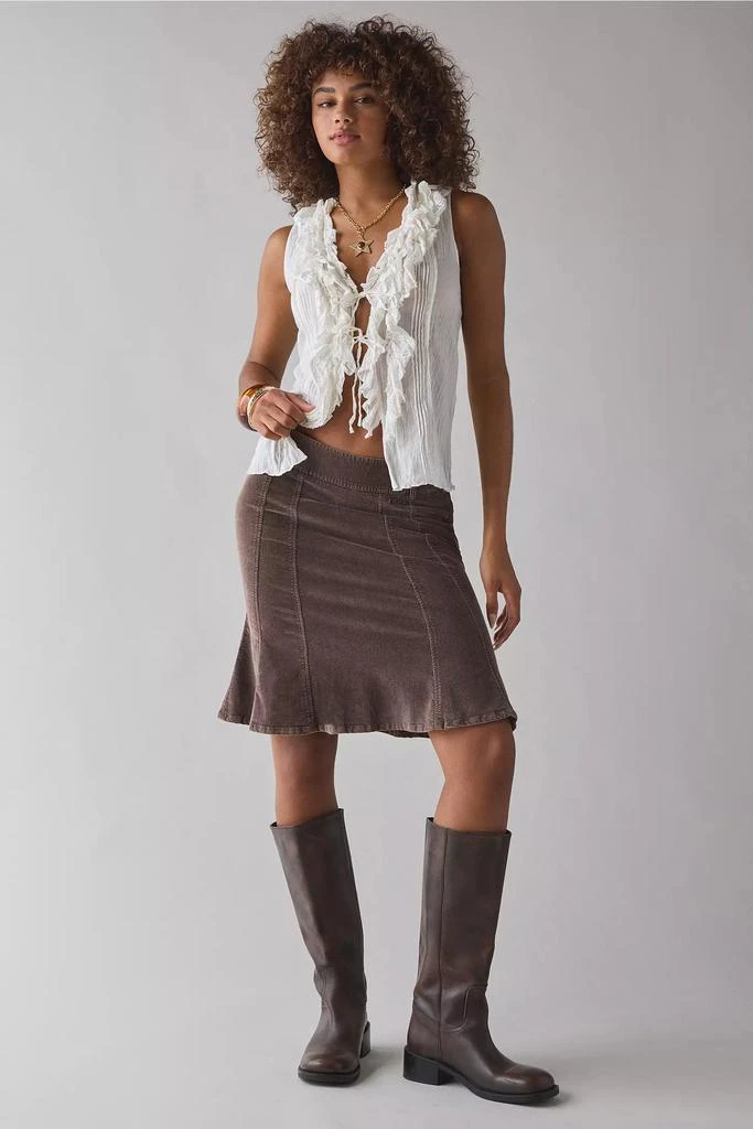 Kimchi Blue Kimchi Blue Clara Cascading Ruffle Tie-Front Tank Top 3