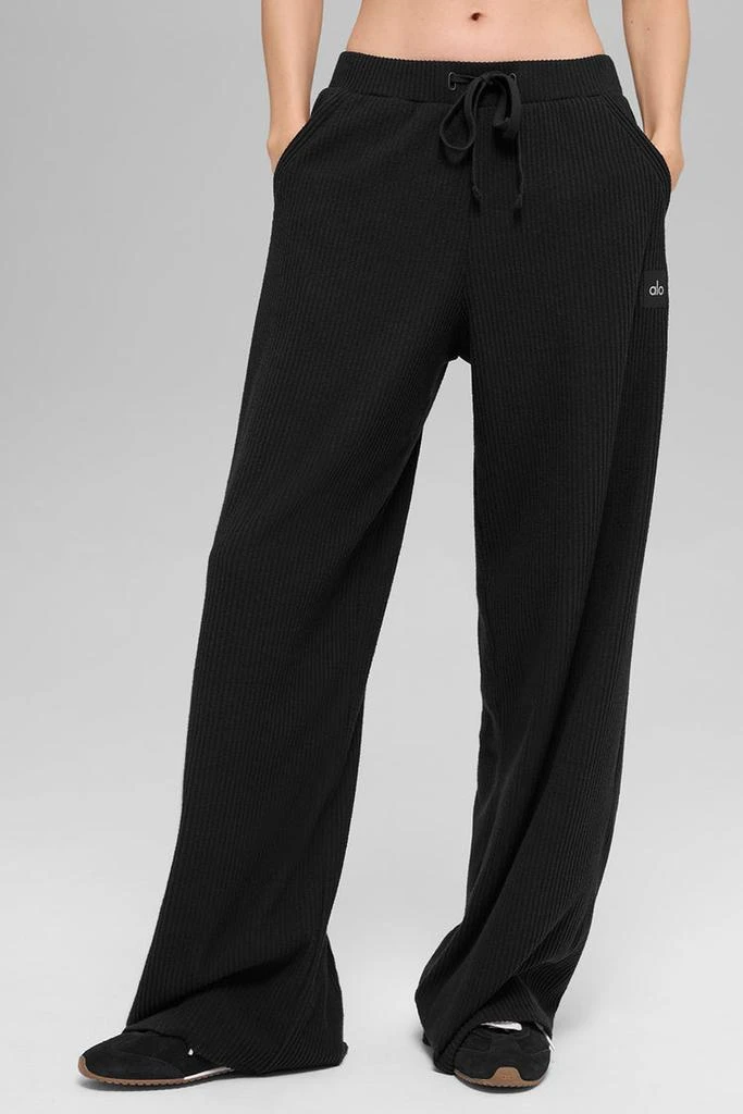 Alo Muse Wide Leg Pant - Navy 1