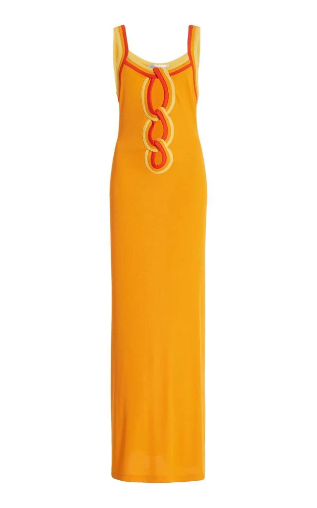 Christopher Esber Christopher Esber - Exclusive Verner Ribbed-Jersey Maxi Dress - Orange - AU 8 - Moda Operandi 1