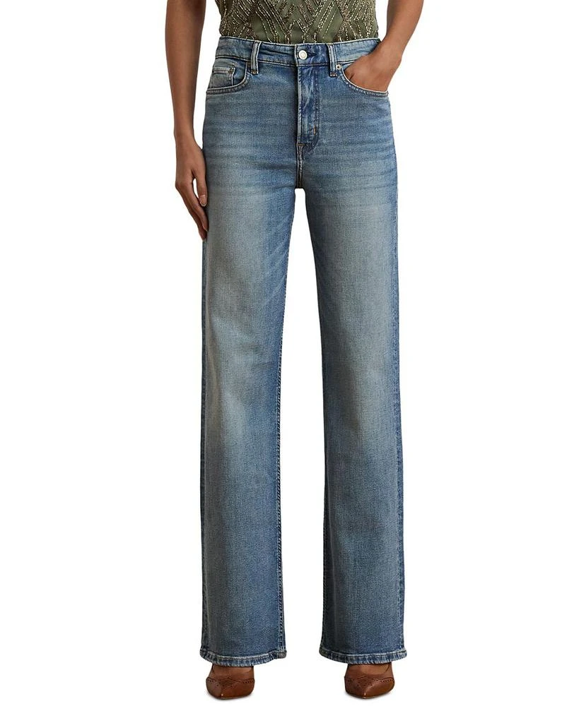 Ralph Lauren High Rise Wide Leg Jeans 1