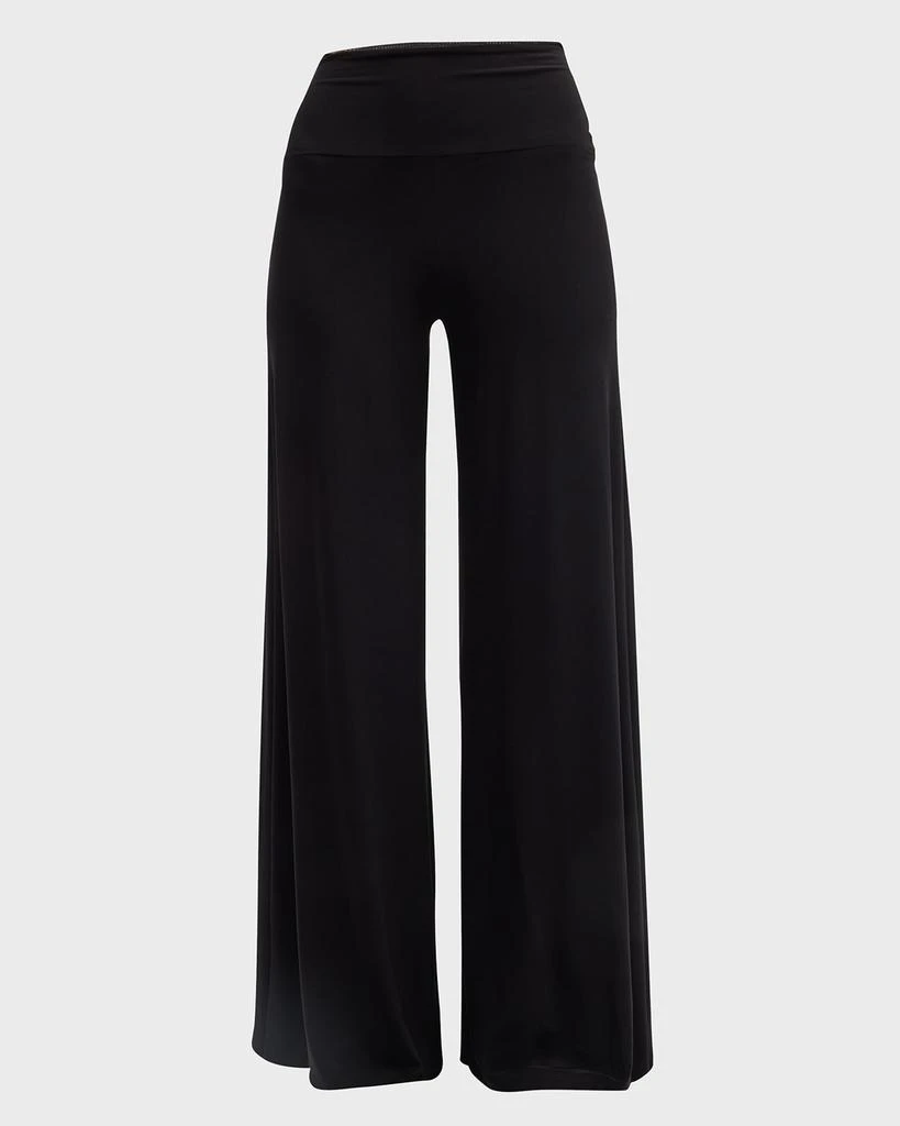 Norma Kamali Elephant Wide-Leg Pants 1