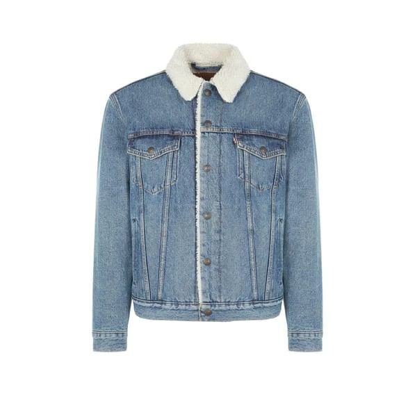 Levi's Oversized denim jacket with a Sherpa collar 1