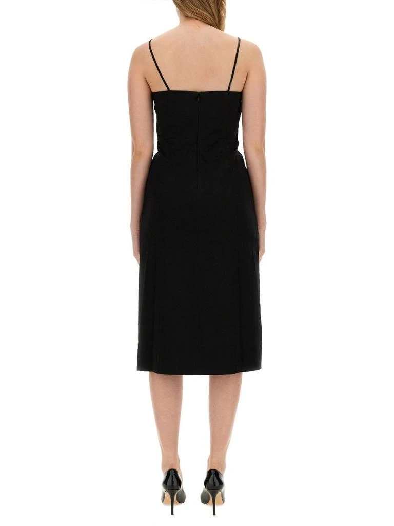 Theory Theory Square-Neck Sleeveless A-Line Midi Dress 2