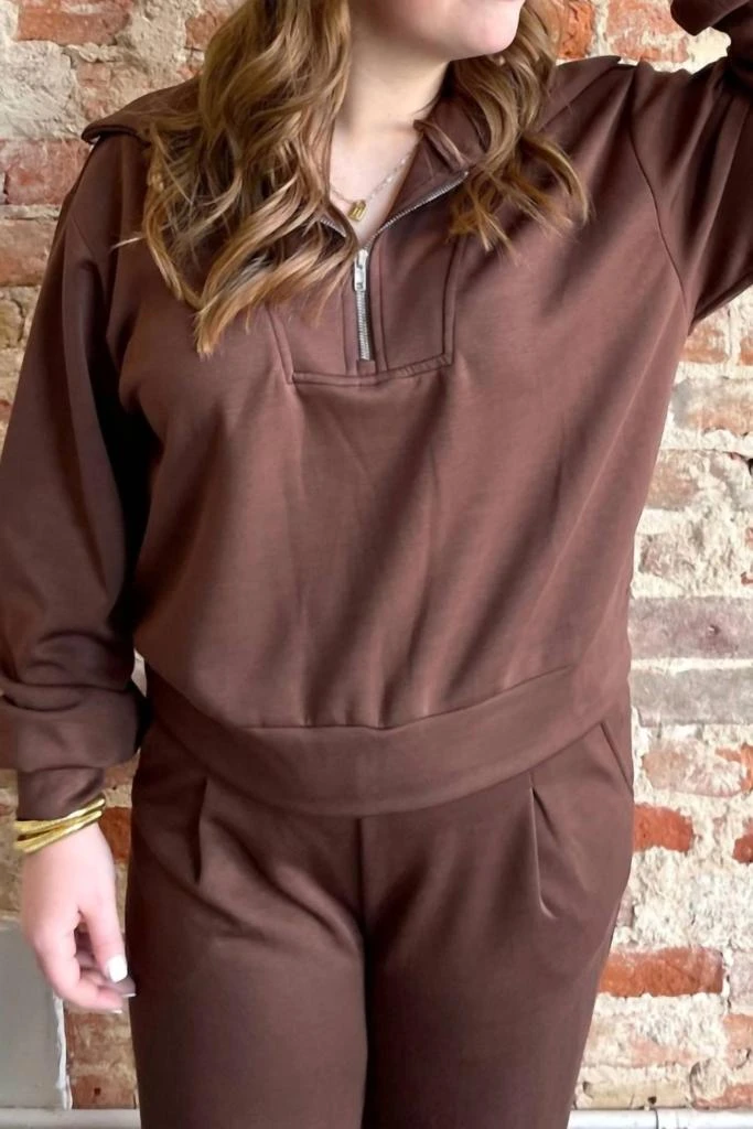 PAPERMOON Penelope Scuba Set In Brown 3