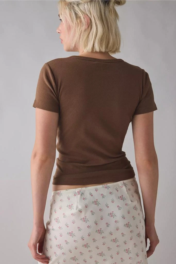 Urban Outfitters Good Luck Horseshoe Diamanté Graphic Baby Tee 2