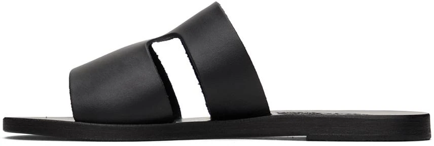 ANCIENT GREEK SANDALS Black Apteros Sandals 3