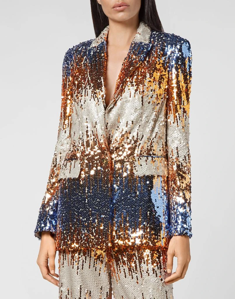 Philipp Plein Blazer Pailletes Gothic Plein 3