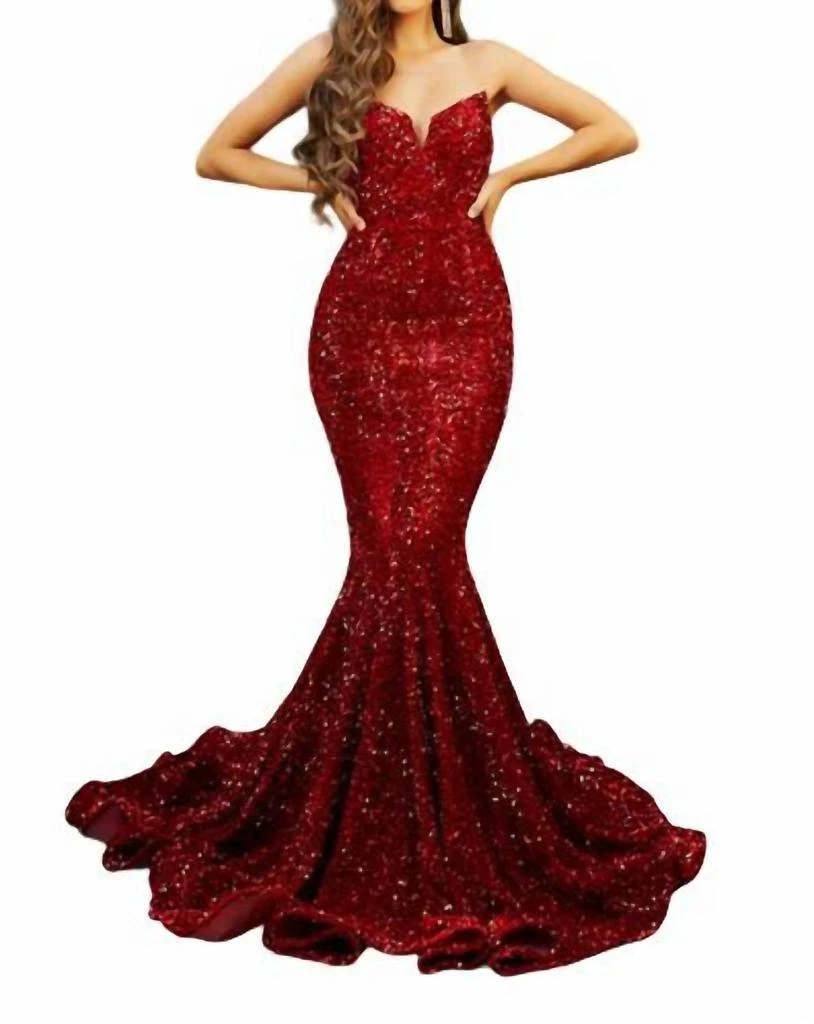 Shop Mermaid Prom Dress In Red on Sale at BeyondStyle  Get 35% Off Mermaid  Prom Dress In Red with Limited-Time Flash Deals, Exclusive Discounts, and  Special Offers. Enjoy Unbeatable Savings on