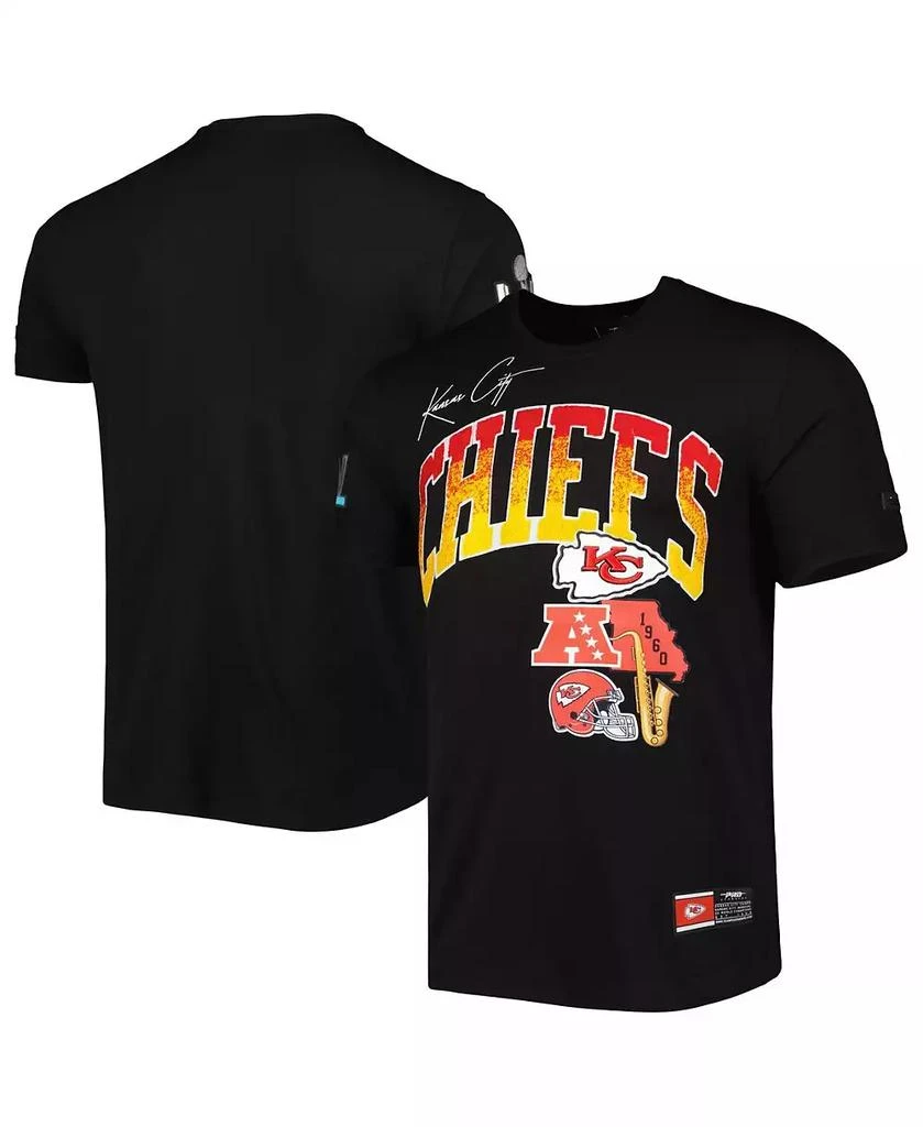 Pro Standard Men
s Black Kansas City Chiefs Hometown Collection T-shirt 1