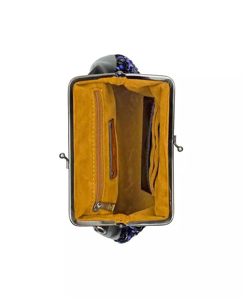 Patricia Nash Savena Payettes and Velvet Kisslock Wristlet 3