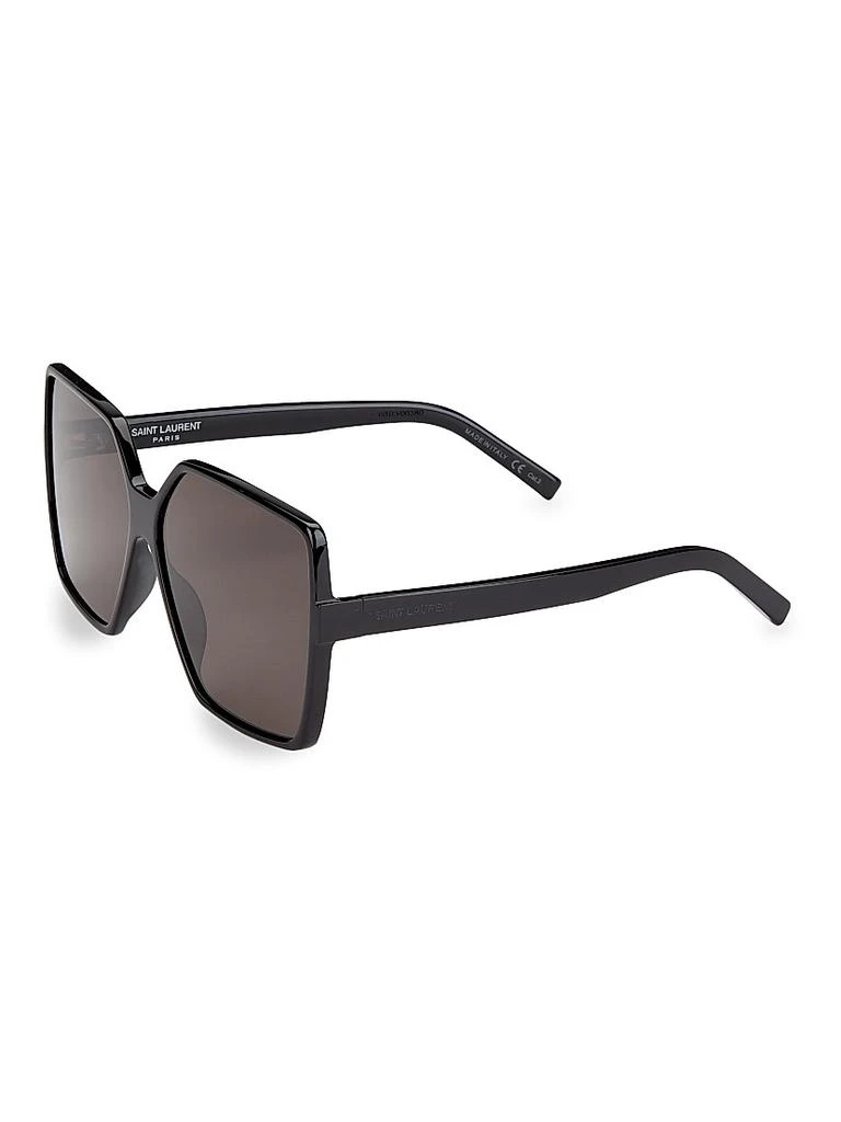 Yves Saint Laurent New Wave Betty 63MM Oversized Square Sunglasses 1