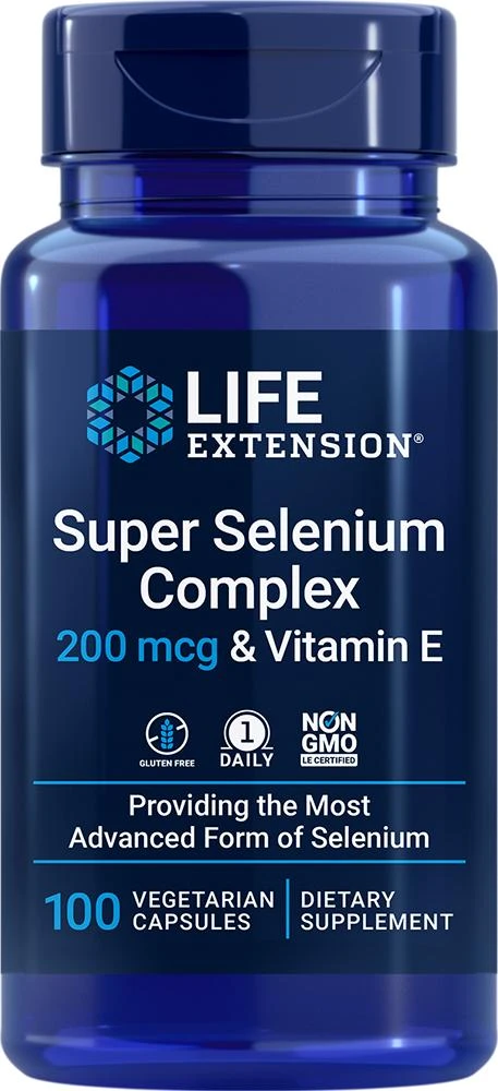 Life Extension Life Extension Super Selenium Complex, 100 vegetarian - 200 mcg (200 mcg, 100 vegetarian capsules) 1