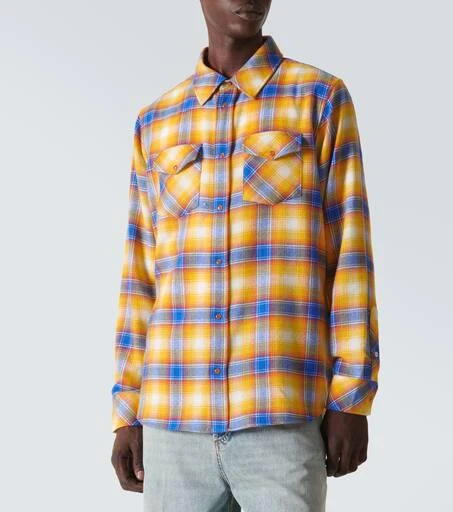 God's True Cashmere Tartan cashmere shirt 3