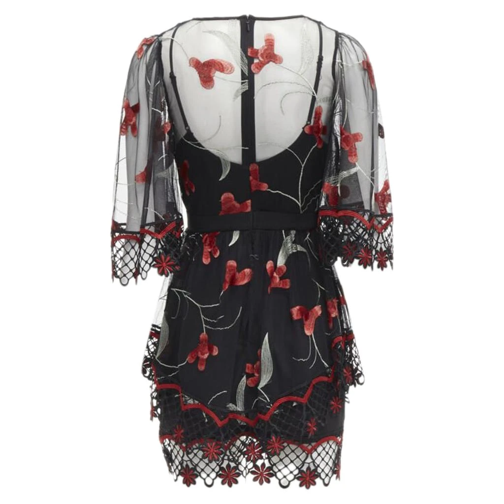 Alice McCall Wish you Were Here guipere lace floral tulle dres 5